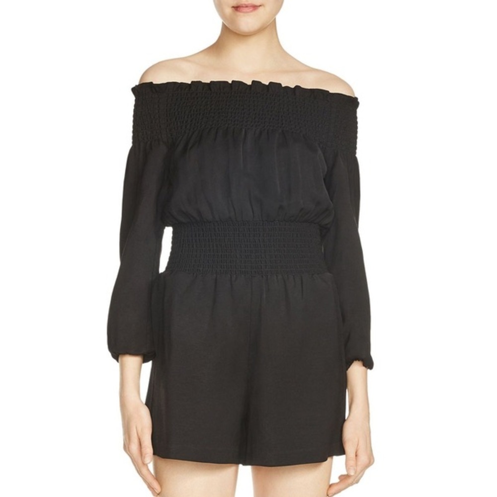 Maje off the shoulder romper!